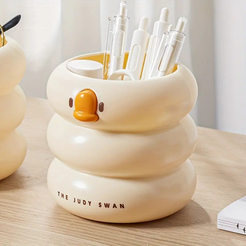 Cute Duck Pen Case, Creative Desktop Storage Box, Multifunctional Pen Case, Student Office Storage Case, Creative Pen Pencil Container, Container for Desk Accessories Cute Duck Pen Case, Creative Desktop Storage Box, Multifunctional Pen Case, Student Office Storage Case, Creative Pen Pencil Container, Container for Desk Accessories